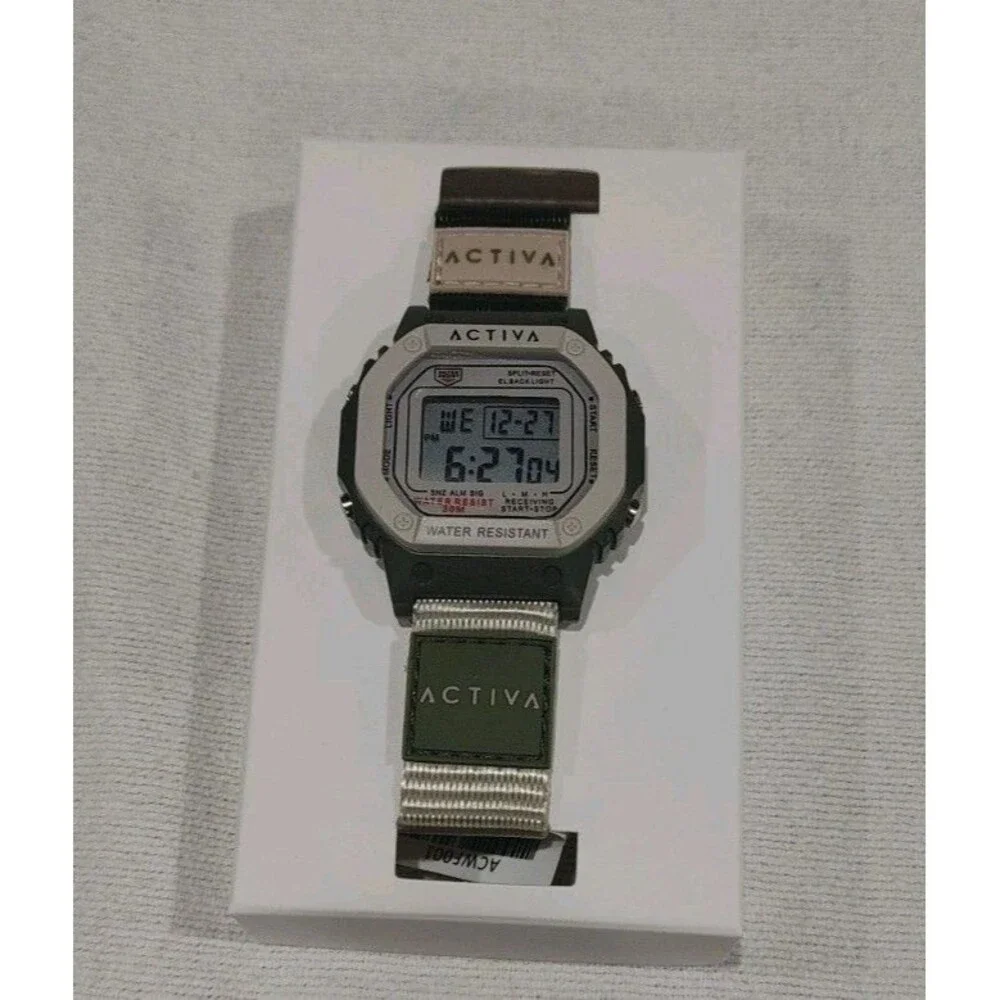 Activa Spectra X Invicta Digital Unisex Watch - 44.5mm, Olive Green ACWF001